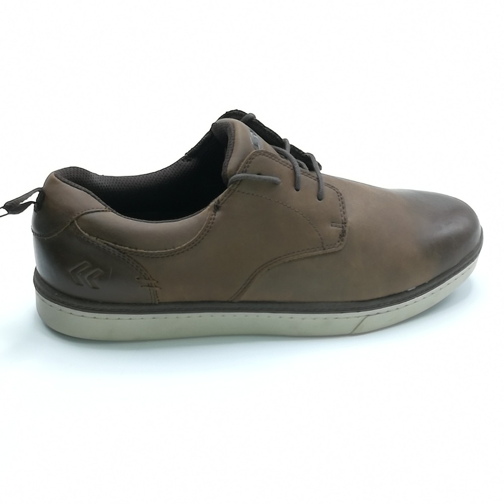 Dr. Scholls Shoes Mens Oxford Declan Brown Gel Cushion Comfort Lace Up 11 New